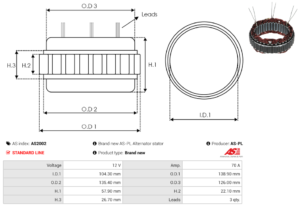 Stator alternateur AS2002