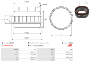Stator alternateur AS2004