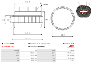 Stator alternateur AS2005