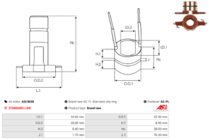 Collecteur ASL9038
