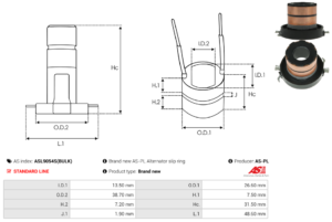 Collecteur ASL9054S(BULK)