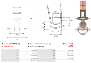 Collecteur ASL9058S(BULK)