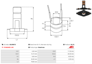 Collecteur ASL9067S