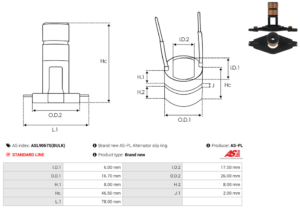 Collecteur ASL9067S(BULK)