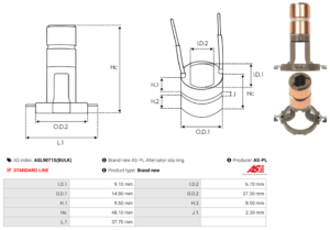 Collecteur ASL9071S(BULK)