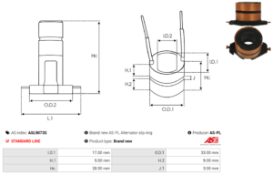 Collecteur ASL9073S