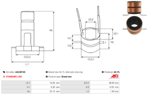 Collecteur ASL9074S