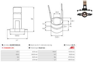 Collecteur ASL9091S(BULK)