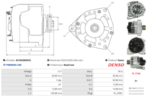 Alternateur A6160(DENSO)