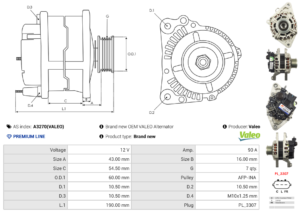Alternateur A3270(VALEO)