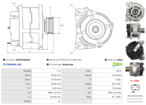 Alternateur A3273(VALEO)