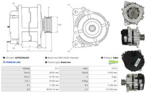Alternateur A3752(VALEO)