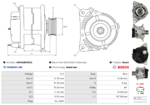 Alternateur A0934(BOSCH)