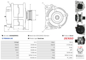 Alternateur A6265(DENSO)