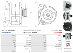 Alternateur A6434(DENSO)