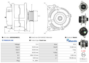 Alternateur A9094(MANDO)