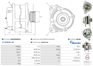 Alternateur A9095(MANDO)
