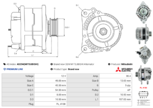Alternateur A5294(MITSUBISHI)