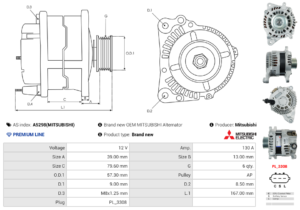 Alternateur A5298(MITSUBISHI)