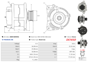 Alternateur A6061(DENSO)