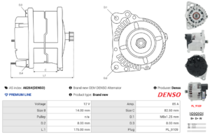 Alternateur A6264(DENSO)