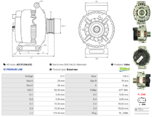 Alternateur A3131(VALEO)