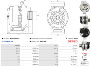Alternateur A6042(DENSO)