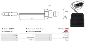 Sonde NOX NOX9086