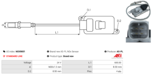 Sonde NOX NOX9001