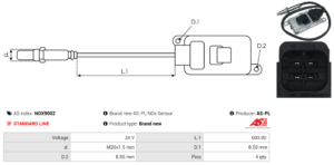Sonde NOX NOX9002