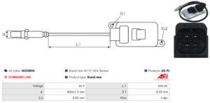 Sonde NOX NOX9004