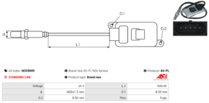 Sonde NOX NOX9009