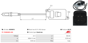Sonde NOX NOX9010