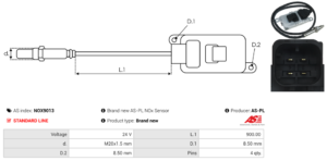 Sonde NOX NOX9013