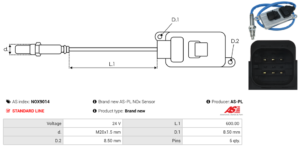 Sonde NOX NOX9014