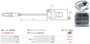 Sonde NOX NOX9016