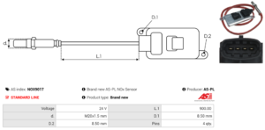 Sonde NOX NOX9017
