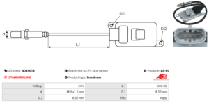 Sonde NOX NOX9018