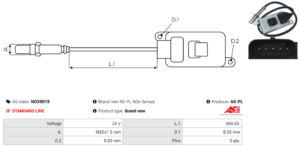 Sonde NOX NOX9019