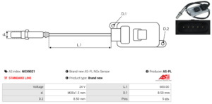Sonde NOX NOX9021