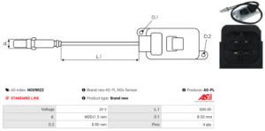 Sonde NOX NOX9022