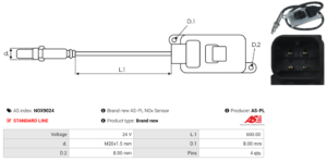 Sonde NOX NOX9024