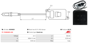 Sonde NOX NOX9029