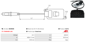Sonde NOX NOX9030