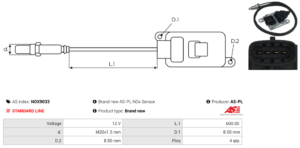 Sonde NOX NOX9033