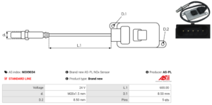 Sonde NOX NOX9034