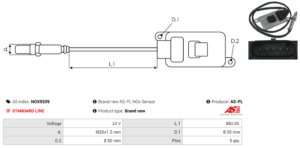 Sonde NOX NOX9209