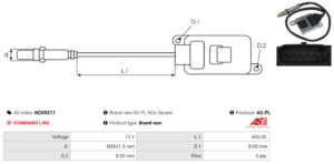 Sonde NOX NOX9211
