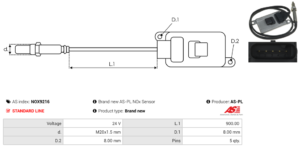 Sonde NOX NOX9216