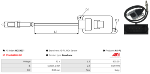 Sonde NOX NOX9231